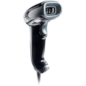Сканер ШК (ручной, 2D имидж, черный) 1450g, кабель USB, подставка